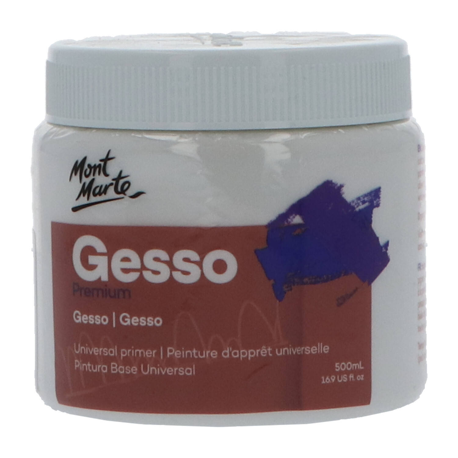 Mont Marte Mont Marte® Gesso 500 ml - Universele waterbasis Primer voor schilderen