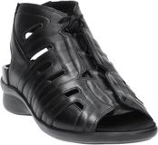 Durea 7322 G Platte Sandalen Dames Zwart Maat 38