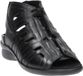 Durea 7322 G Platte Sandalen Dames Zwart Maat 38