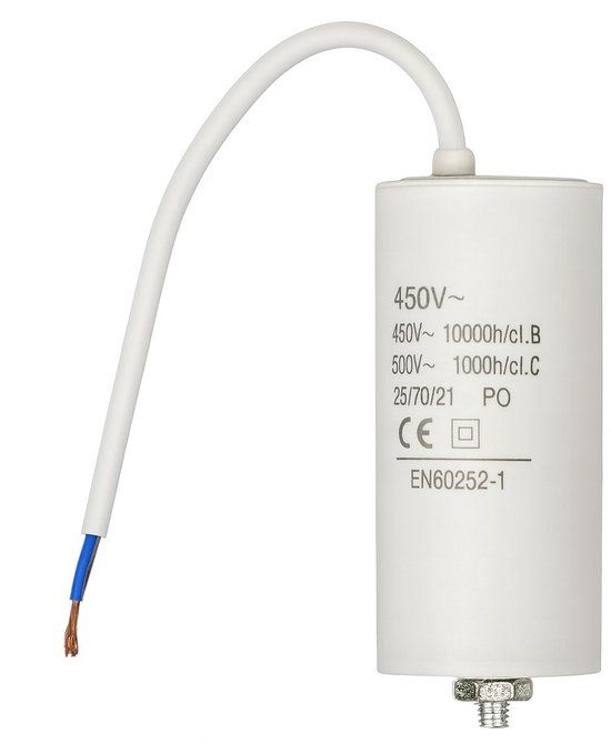 Fixapart W9-11212N Condensator 12.0uf / 450 V + Cable - Kleurenmix