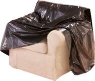 Mottez Beschermhoes voor Zetel / Stoel - Bruin