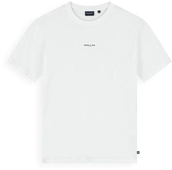 Ballin Amsterdam Jongens Loose fit T-shirt Crewneck SS - Wit - Maat 152