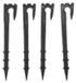 Piquets pour tuyau d'arrosage