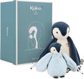 Kaloo - Peluche pingouin - Bleu - 2 pièces - 15 et 25 cm