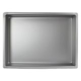 PME OBL12162 Rechthoekige Aluminium Cakevorm met Anti-aanbaklaag, Zilver, 406 x 304 x 50 mm