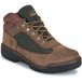 TIMBERLAND Bottes en cuir brun foncé / vert foncé