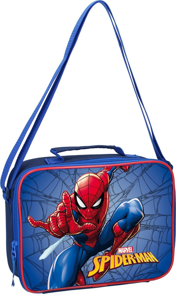 spiderman Tangled Webs Lunchtas - Blauw