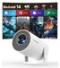 Projecteur portable - Android 14 - 200 pouces - Full HD 1080p - 8000 lumens - 5G wifi