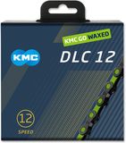 KMC DLC 12 Waxed - Black / Green