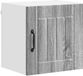 vidaXL Wandkast LUCCA Grijs Sonoma Bewerkt Hout 40 x 31 x 40 cm
