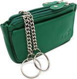Safekeepers Porte-clés - Cuir - Vert