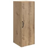 vidaXL Wandkast 33 x 34,5 x 90 cm Bewerkt hout Artisanaal eiken