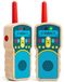 Merkloos Houten walkietalkies voor kinderen - Bereik 500 m - Beukenhout - Vanaf 2 jaar