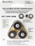 Shaver-Parts Scheerhoofd Alt SH98/SH71 - Blauw