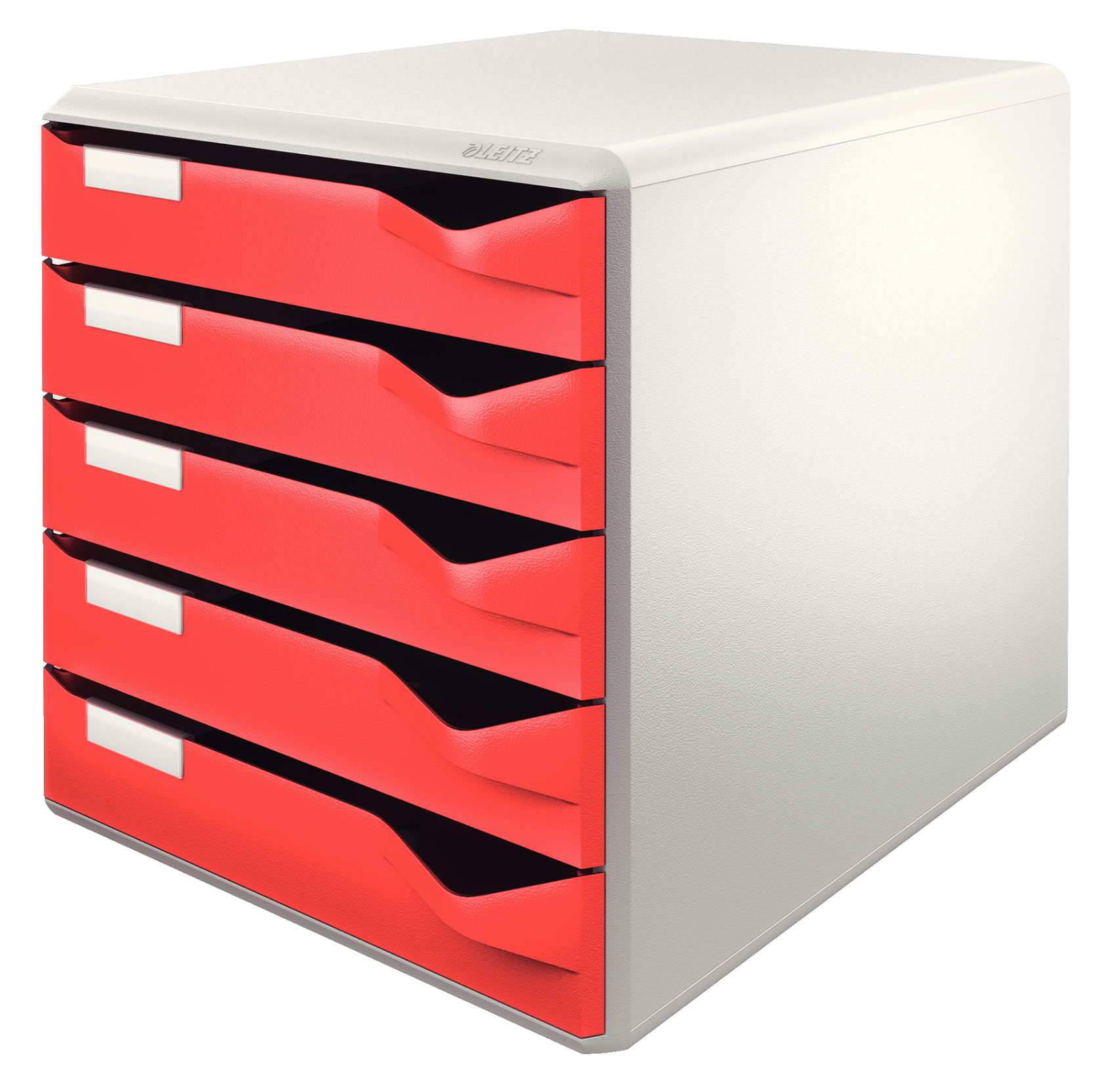 Leitz Post - Tijdschriftenhouder - Rood/Zilver