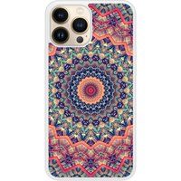 iPhone 13 Pro Max Mandalla rose bedrukt siliconen hoesje