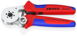 Knipex Zelfinstellende krimptang voor adereindhulzen | Zij-invoering | Meer-componentengrepen - 97 55 14 SB