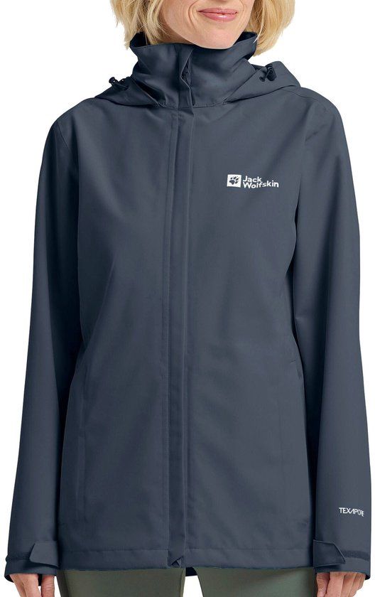 Jack Wolfskin TRAILTIME 2L JKT W Dames Outdoorjas - midnight sky - Maat XL