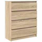 vidaXL Dressoir Sonoma eiken 80x35x99 cm