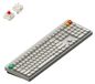NuPhy Node 100, clavier mécanique sans fil, profil haut, disposition ANSI US, Bluetooth, 2,4 GHz, USB-C, couleur : Lunar White, commutateurs : Red Max