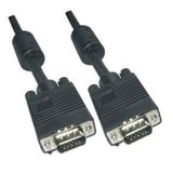 watiowave 1,8 m SVGA-kabel met ferriet, HDB15/M naar HDB15/M, ideaal voor videoverbindingen op monitoren en projectoren.