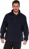 Regatta Warme fleece trui Thor in grote maten - donkerblauw - voor heren - halsrits - polyester fleece XXXL