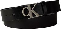 Calvin Klein Heren Riem Leer Zwart