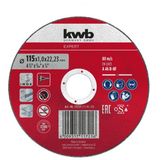 KWB 10 doorslijpschijven 115x1,2mm