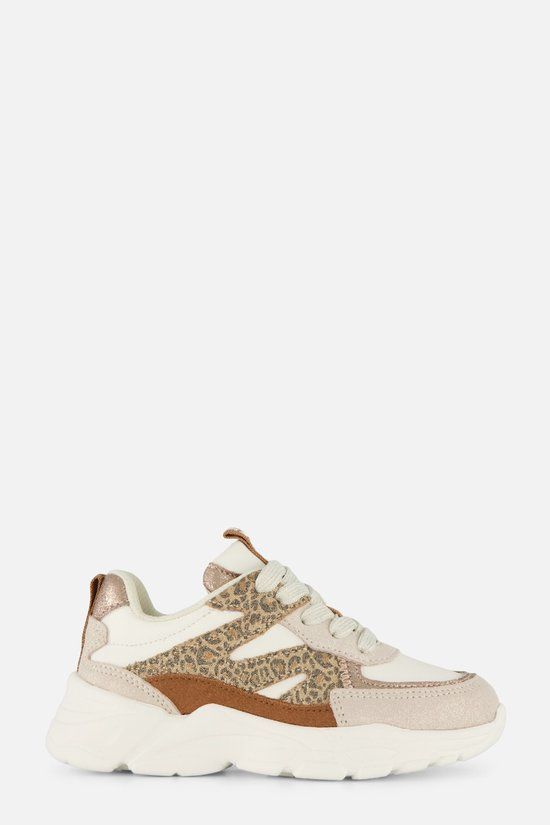 Muyters Sneakers Leopard beige Leer - Maat 28 - Kinderschoenen