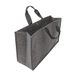 SIGEL BA433 Bureau-Sharing Tas Basic L - Synthetisch vilt - Donkergrijs - 50 x 28 x 15 cm