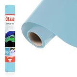 Siser® Stripflock PRO blauwe vellen, 30 cm x 0,5 m, vinyl om op te strijken, gevlokt voor de personalisatie van stoffen, kleding en accessoires, creatieve hobby's, gemakkelijk te snijden