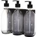 Distributeur de savon noir fixation murale avec trois