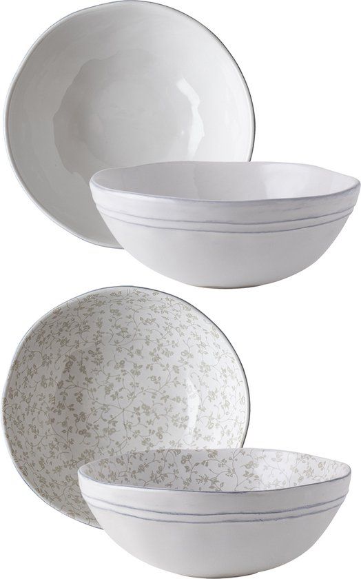 Laura Ashley Artisan Collectables Kommen Set - 4 x Ø16cm - Porselein