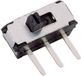 TRU COMPONENTS interrupteur à glissière 20 V/DC 0,1 A 1 x on/on 1 pc.