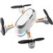 SZSMART H28 Mini LED-drone couleur avec caméra unique 480P 3 Batterie: 8 minutes blanc