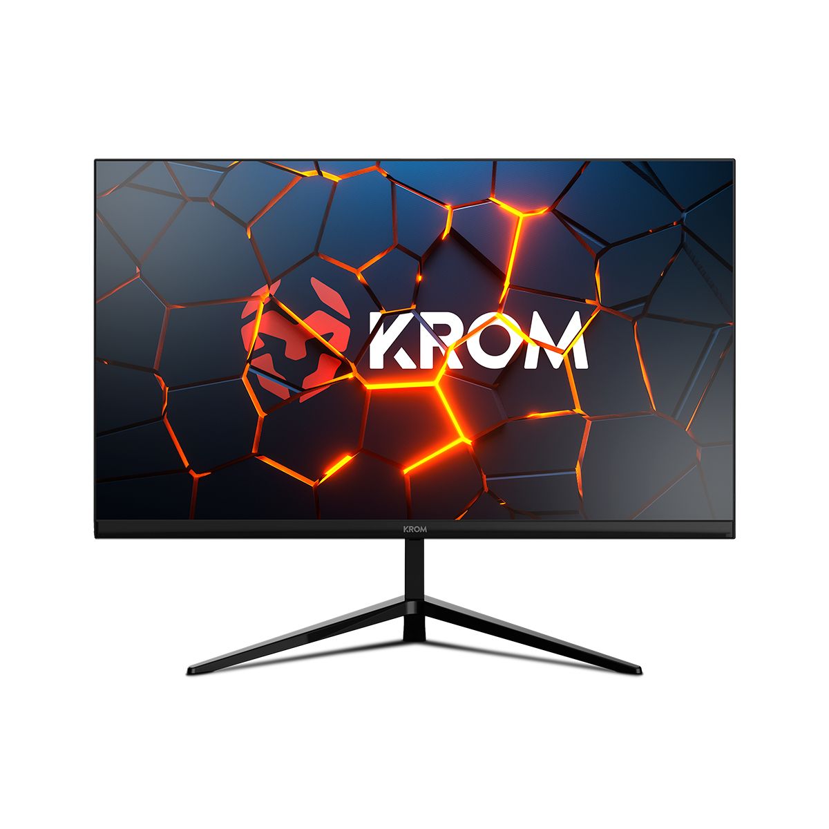 Krom Kertz 23.8" Full HD 200Hz Gaming Monitor - VA, HDR, FreeSync, G-Sync, HDMI, DisplayPort - Black