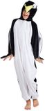 Boland Pinguin kostuum - onesie - zwart/wit - kinderen - carnaval - dierenpak 116