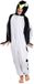 Boland Pinguin kostuum - onesie - zwart/wit - kinderen - carnaval - dierenpak 116