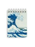 Katsushika Flame Tree Spiral Pocket Notebooks - Katsushika Hokusai: The Great Wave