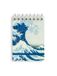 Katsushika Flame Tree Spiral Pocket Notebooks - Katsushika Hokusai: The Great Wave