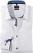 OLYMP No. 6 Six super slim fit overhemd - mouwlengte 7 - popeline - wit - Strijkvriendelijk - Boordmaat: 41