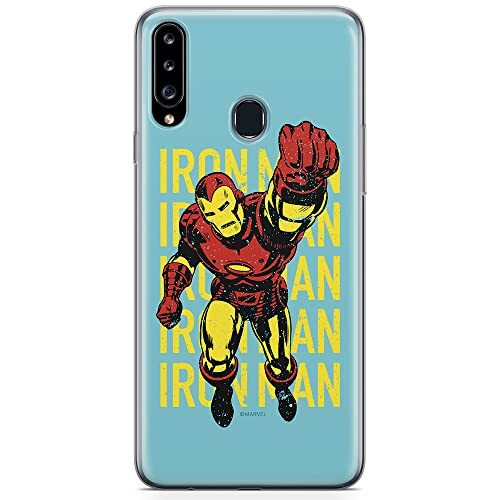 ERT GROUP ERT GROUP mobiel telefoonhoesje voor Samsung A20S origineel en officieel erkend Marvel patroon Iron Man 009 optimaal aangepast aan de vorm van de mobiele telefoon, hoesje is gemaakt van TPU