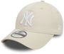 New Era Yankees Cap - stone/wit - pet