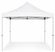 Easy-up Toit de remplacement pour tente de réception ALU 4x4 m – PVC 450 g/m², étanche, sans armature - Blanc