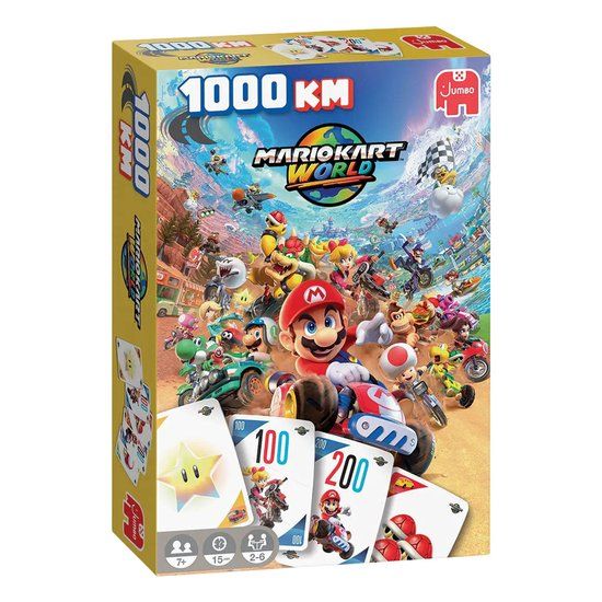 Jumbo Kaartspel Mario Kart World 1000KM Pocket Editie