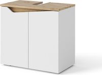 Vicco Marelle Wastafelonderkast – 60 x 57.5 cm met 2 deuren Wit