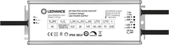 Ledvance LED Driver Buiten Performance 40/220-240/24/P