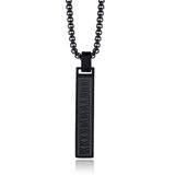Mendes Jewelry Venetiaanse Mannen Schakelketting Bar met Romeinse Cijfers