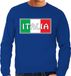 Bellatio Decorations Shoppartners Bv Italie / Italia landen sweater blauw heren - S