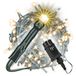 Nipach GmbH 400 LED lichtketting warm wit voor binnen buiten groene kabel transformator timer 50 meter kerstverlichting kerstdecoratie feestdecoratie Xmas-decoratie